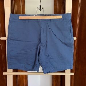 J. Crew Chino Shorts, Blue, Size 32, 7” I…